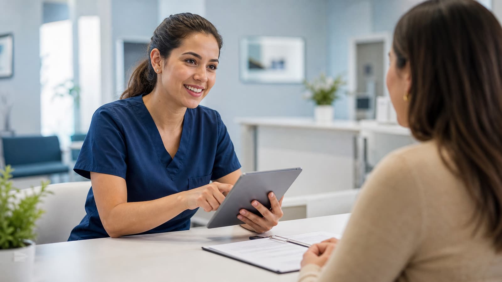 HIPAA-ready AI translation evaluation — clinical intake conversation using Vavus AI with BAA and audit controls.