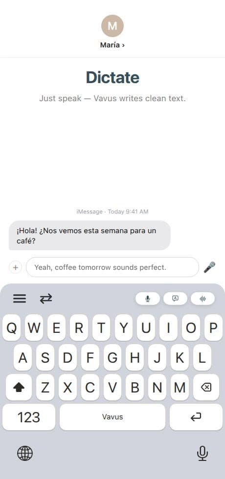 Vavus Keyboard traduisant une réponse Reddit dans le champ de commentaire.